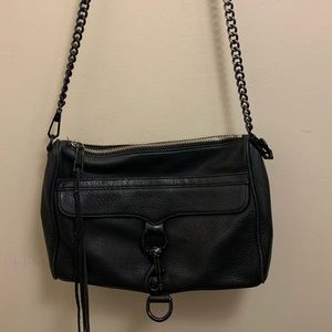 Rebecca Minkoff; Hammered Leather Crossbody Handbag